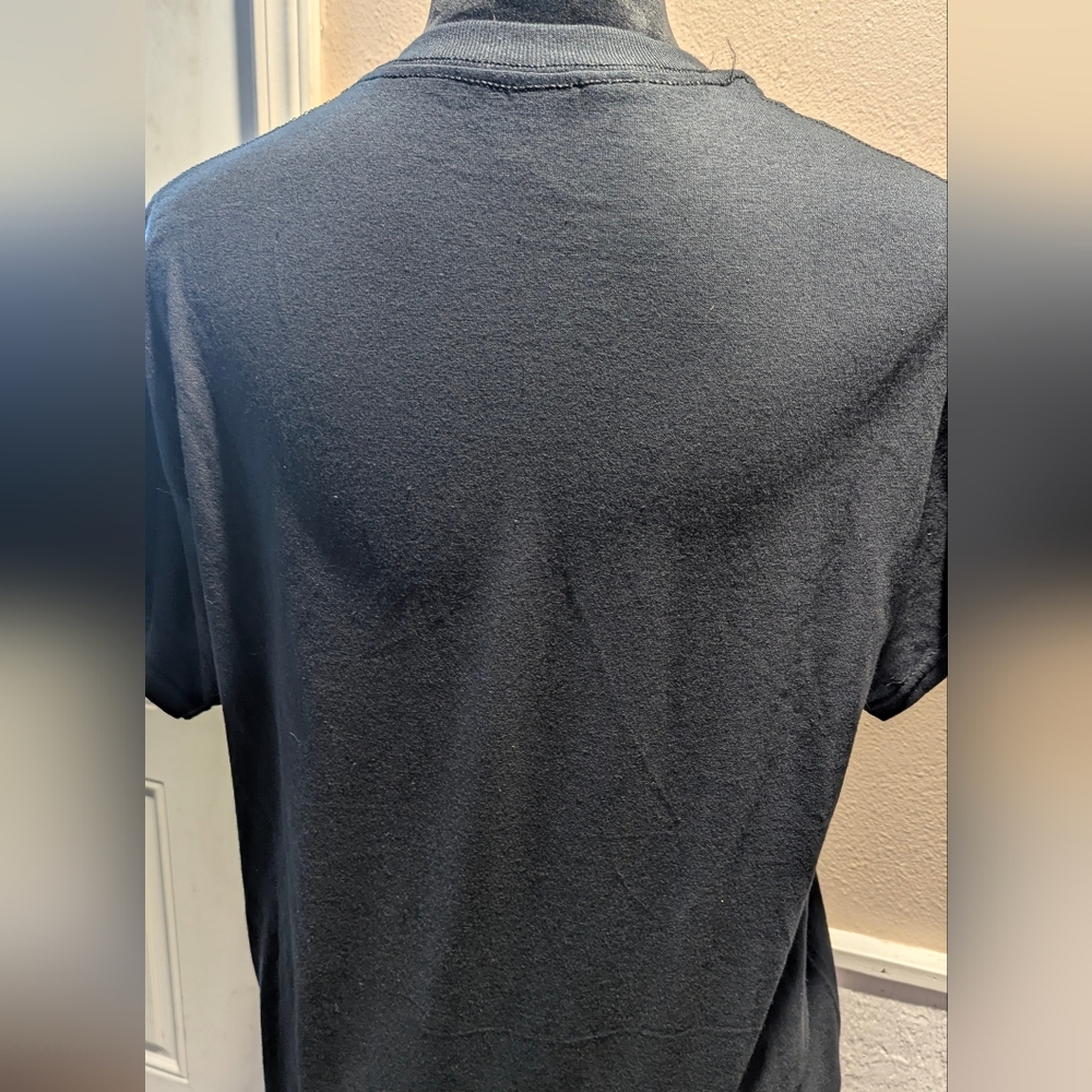 Holographic Drippy Trippy Canna Leaf Black Color Changing Shirt Size Medium - Picture 3 of 3